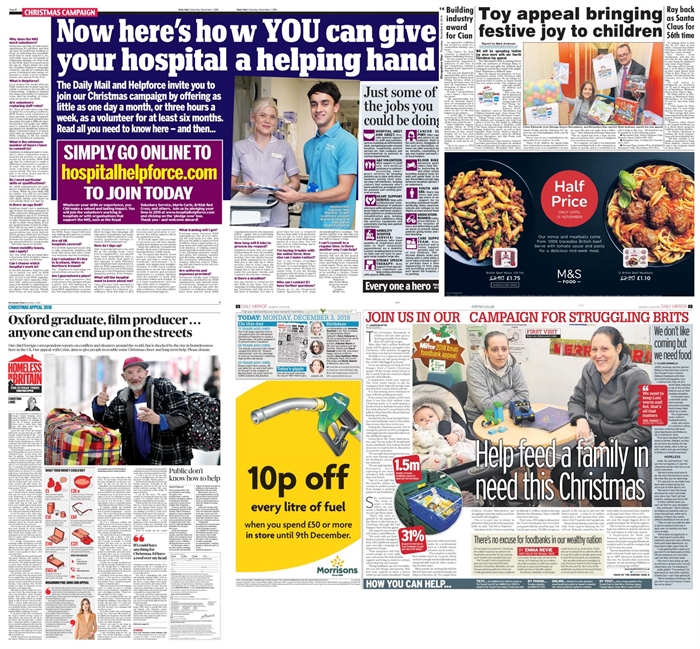 Charity appeals - montage 1