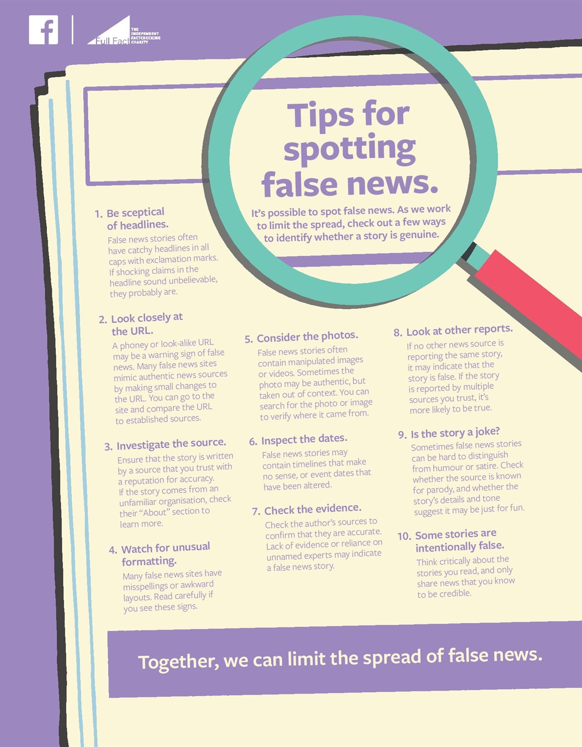 Facebook Runs Fake News Ad in Local Press Titles