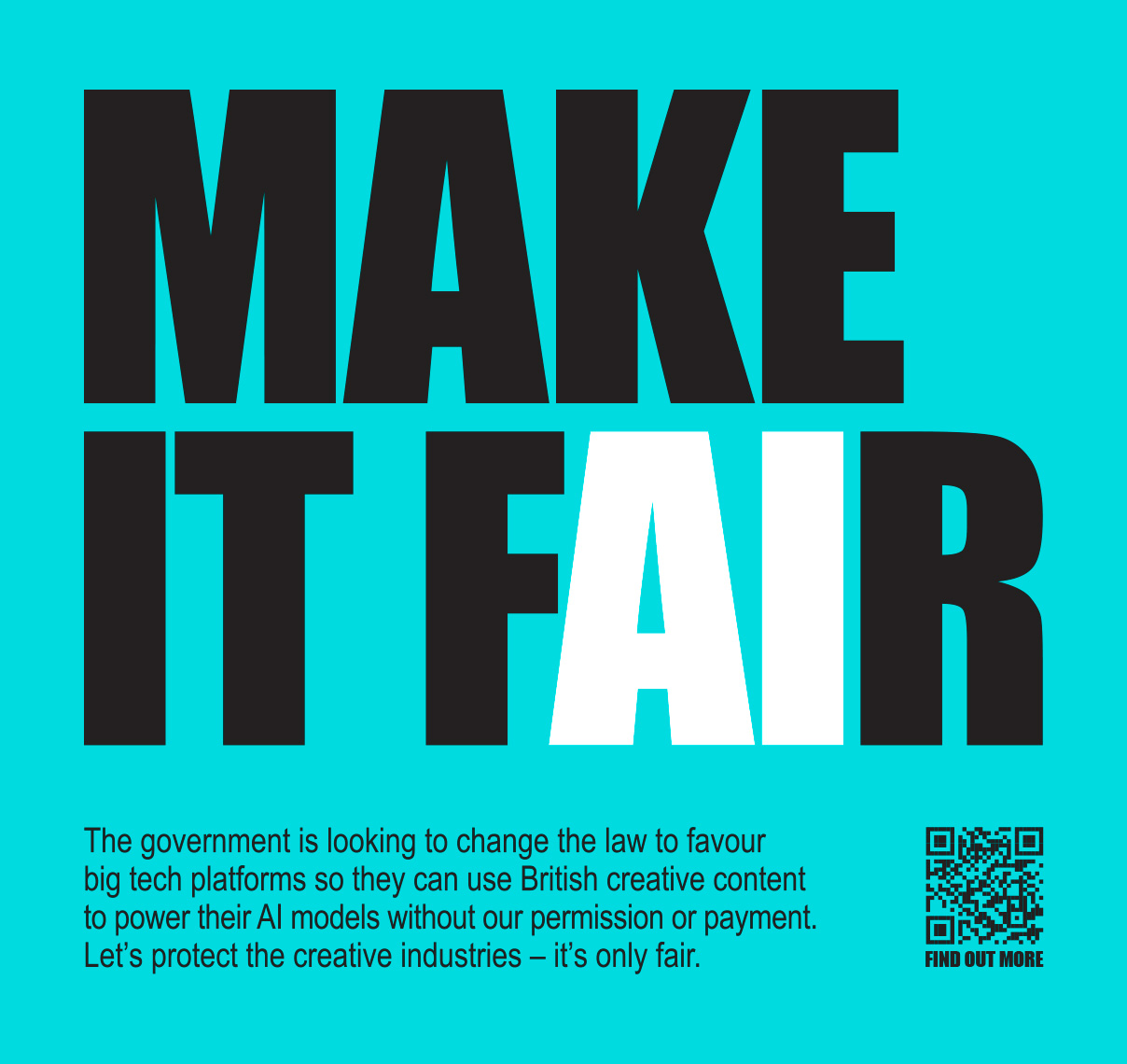 UK Creative Industries Launch ‘Make it Fair’ Campaign